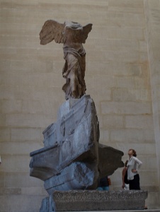 Gazing Up at the Winged Victory of Samothrace  Gazing Up at the Winged Victory of Samothrace
